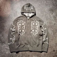 X-LARGE 2026ss JACQUARD FUZZY ZIP UP HOODED SWEATER エクストララージ 26ss ジャガード ジップ アップ ニット フーディ パーカー 101261015002 XL