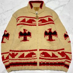 希少品】Kalatata カナダ製 ジップアップカーデ カウチンセーター 