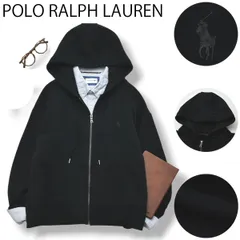 【人気】 ポロ ラルフローレン POLO RALPH LAUREN 刺繍ロゴ スウェット フーディー パーカー M ブラック トラッド スポーツミックス メンズ レディース ユニセックス 男女兼用