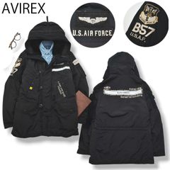 値下げ中！AVIREX 50th Anniversary ダウンジャケット 黒！ - メルカリ