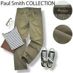 ポールスミス Paul Smith COLLECTION コットン チノ スラックス ストレート カラーパンツ  M カーキ アメカジ ストレート カジュアル メンズのサムネイル