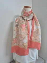 未使用) ルイ・ヴィトン シルク100% スカーフ