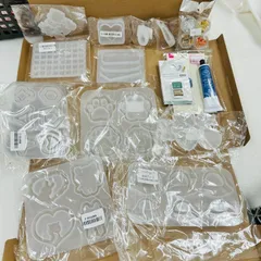 14点セット レジンモールド＆レジン用品 まとめ売り