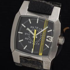 DIESEL ディーゼル 腕時計 DZ-4161 スクエア ブラック 稼働 - メルカリ