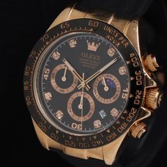 ORIENTJupiterムーンフェイズメンズ 電池ベルト交換済み可動品I-21