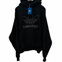 BALENCIAGA/L (2) /ブラック /バレンシアガ×アディダスオリジナルコラボパーカー /型番712396のサムネイル