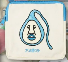 【アメボウシ】こびとづかん スクエアポーチ3