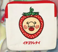 【イチゴクレナイ】こびとづかん スクエアポーチ3