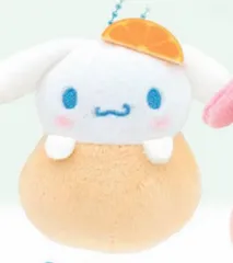 【シナモロール(オレンジ)】サンリオキャラクターズ かおりつきフルーツ大福マスコット