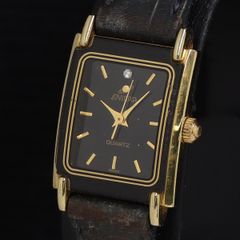 稼働 RADO ルーブル 腕時計 ゴールド×ブラック アンティーク 2830