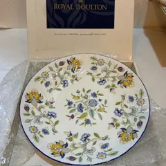 MINTON 　ミントン　 ハドンホール 　ブルー 大皿 　28.5cm