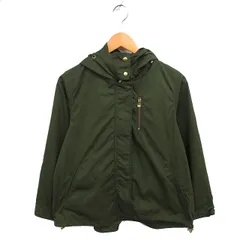 スローブ イエナ SLOBE IENA  ミリタリー ジャケット アウター フード 40 緑 カーキ /TT