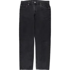 古着 00年代 リーバイス Levi's 505 REGULAR FIT STRAIGHT LEG ブラックデニム テーパードデニムパンツ メンズw36相当/eaa614903