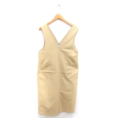 チャオパニック ティピー CIAOPANIC TYPY ジャンパースカート ワンピース ロング プルオーバー ノースリーブ ONE ベージュ 薄茶 /TT