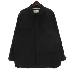 ホワイトマウンテニアリング White Mountaineering BDU SHIRT JACKET シアサッカー シャツ ジャケット WM2371108 ブラック 2のサムネイル