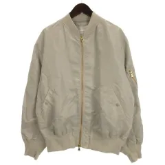 ジャーナルスタンダード JOURNAL STANDARD 24SS ダブルジップ MA-1  ブルゾン ジャケット グレー 260216E ■GY12