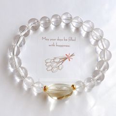 大玉ラリマー14.5mmクンツァイトパール天然石ブレスレット