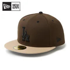 [新品] NEW ERA / ニューエラ 59FIFTY powered by GORO (min-nano) ロサンゼルス・ドジャース ウォルナット/キャメル