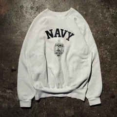 VINTAGE The Midshipmen Store 90s USA製 NAVY プリント スウェット ヴィンテージ 1990s プルオーバー XL