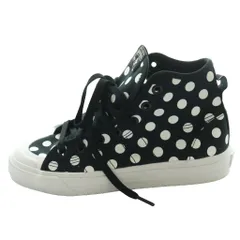 アディダス adidas ニッツァ HI スニーカー ドット柄 ハイカット US6.5 24.5cm 黒 ブラック 白 ホワイト ID5127 /SS ■OS