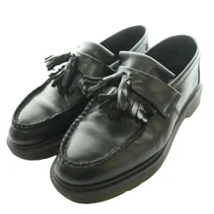 ドクターマーチン DR.MARTENS エイドリアン ADRIAN タッセルローファー モカシン フリンジ UK4 黒 ブラック /SS ■OS