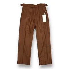参考上代39600円 未使用 YOKE 22AW COVERED STRAIGHT FIT TROUSERS カバードストレートフィットトラウザー スラックスパンツ ヨーク YK22AW0398P ブラウンレッド 1 （53896A）のサムネイル