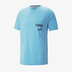 【送料無料・匿名配送】PUMA プーマ マンチェスター・シティ 22/23 カジュアルズ Tシャツ 水色 新品 正規品 並行輸入 日本未発売