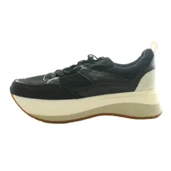 ザラ ZARA プラットフォームスニーカー 黒 ブラック 白 ホワイト EU40 /SS ■OS ■SH