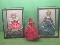 【中古】アンティーク人形 3組セット