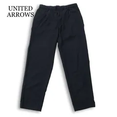 UNITED ARROWS ユナイテッドアローズ 春夏 ウール★ スラックス テーパード パンツ Sz.S メンズ 紺 ネイビーのサムネイル