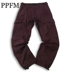 PPFM ペイトンプレイス 通年★ 裾絞り ミリタリー カーゴ ワーク パンツ Sz.S メンズのサムネイル
