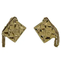 シャネル CHANEL ココマーク イヤリング マトラッセ イヤリング GP ゴールド レディース 【中古】