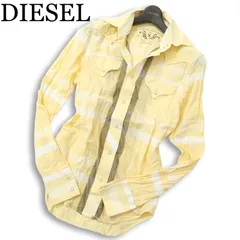 DIESEL ディーゼル 通年★ 長袖 チェック ウエスタン シャツ Sz.M メンズ