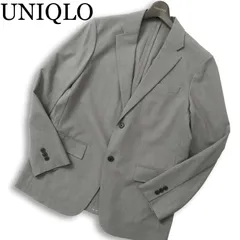 24SS★ UNIQLO ユニクロ 通年 感動ジャケット アンコン テーラード ジャケット Sz.L メンズ 灰 グレー