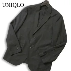 UNIQLO ユニクロ 春夏 SLIM FIT 感動ジャケット★ アンコン テーラード ジャケット Sz.L　メンズ グレー系