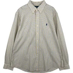 古着 ラルフローレン Ralph Lauren 長袖 ボタンダウンチェックシャツ メンズXL相当/eaa614957