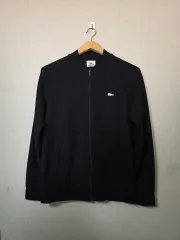 LACOSTE ラコステ ブラック ブラック ジップアップ カーディガン サイズ 95 ユニセックス