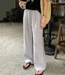 送料無料 ワイドパンツ パンツ レディース ワイドパンツ ロング パンツ ロングパンツ ウエストゴム イージーパンツ ボトム ロング ワイド リラックス カジュアル きれいめ 大人