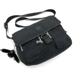 キプリング Kipling ショルダーバッグ 黒 ブラック ナイロン ゴリラ