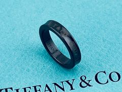 Tiffany & Co. 1837 ブラックチタン ナローリング 15号 - メルカリ