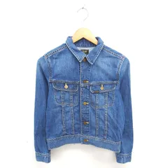 リー LEE ×ROSSO URBAN RESEARCH コラボ ジージャン Gジャン デニム ジャケット ウォッシュ加工 38 ブルー 青 /TT