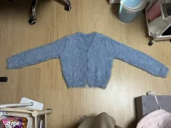 アンゴラ カーディガン