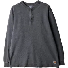 古着 カーハート Carhartt ヘンリーネック サーマルロングTシャツ メンズM相当/eaa616404