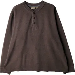古着 90~00年代 エルエルビーン L.L.Bean ヘンリーネック サーマルロンT ワッフル メンズXL相当 ヴィンテージ/eaa616408