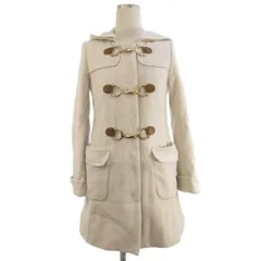 レッセパッセ LAISSE PASSE ダッフルコート ウール 白系 オフホワイト 38 ■TC