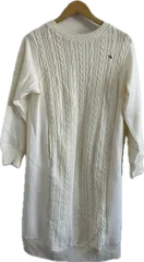  Arnold Palmerアーノルドパーマー　ニットワンピース　ロングワンピース　ホワイト　レディース　Mサイズ【Z1795】