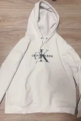 Calvin Klein Jeans(カルヴァンクラインジーンズ) 白 フード Tシャツ