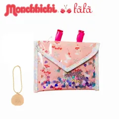 fafa 「【モンチッチコラボ】AVAスパンコール入り クリップ付き 移動ポケット」(F)