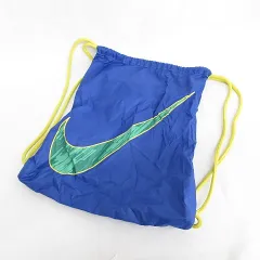 ナイキ NIKE バッグ リュックサック ナップサック プリント ナイロン ブルー イエロー 青 黄 