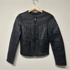 (^w^)b ZARA BASIC ザラベーシック 長袖 ライダースジャケット ブラック 黒 サイズXS  OM10387HG